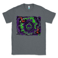 Charcoal Heather halloween witch hat backgraund Classic Tee - RanaPortraitStore