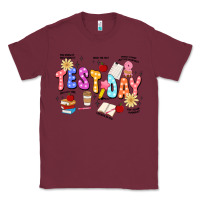 Burgundy test day Classic Tee - JahusDesignShop