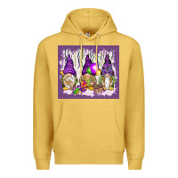 Antique Gold Mardi Gras carnival with gnomies tumbler Premium Hoodie - HowdyJamesFarm