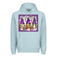 Blue Mist Mardi Gras carnival with gnomies tumbler Premium Hoodie - HowdyJamesFarm