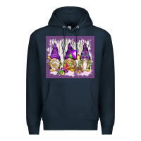 Navy Mardi Gras carnival with gnomies tumbler Premium Hoodie - HowdyJamesFarm