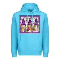 Ocean Blue Mardi Gras carnival with gnomies tumbler Premium Hoodie - HowdyJamesFarm