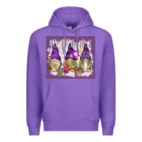 Purple Mardi Gras carnival with gnomies tumbler Premium Hoodie - HowdyJamesFarm