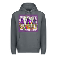 Rock Mardi Gras carnival with gnomies tumbler Premium Hoodie - HowdyJamesFarm