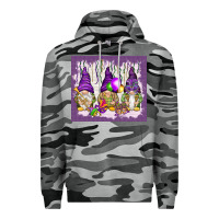 Slate Camo Mardi Gras carnival with gnomies tumbler Premium Hoodie - HowdyJamesFarm