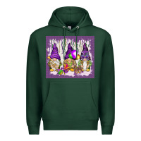 Sports Green Mardi Gras carnival with gnomies tumbler Premium Hoodie - HowdyJamesFarm