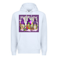 White Mardi Gras carnival with gnomies tumbler Premium Hoodie - HowdyJamesFarm