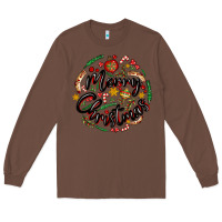 Chestnut merry christmas Long Sleeve Tee - MaliasSmallBusiness