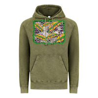 Vintage Olive mardi gras umbrella background Vintage Hoodie - BarkalooDesign