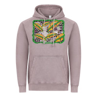 Vintage Zinc mardi gras umbrella background Vintage Hoodie - BarkalooDesign