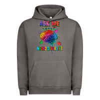 Pigment Tornado Ask me about neurodiversity Urban Hoodie - FaDigitalArtStudio
