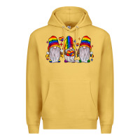 Antique Gold pride gnome Premium Hoodie - JahusDesignShop