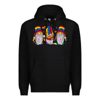 Black pride gnome Premium Hoodie - JahusDesignShop