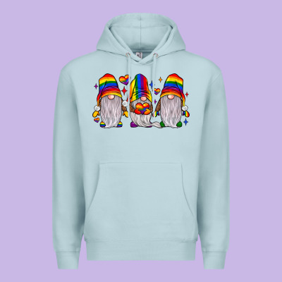 Pride Gnome Premium Hoodie Designed By Jahusdesignshop
