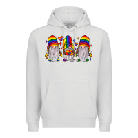 Dove Grey pride gnome Premium Hoodie - JahusDesignShop
