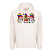 Pale Pink pride gnome Premium Hoodie - JahusDesignShop