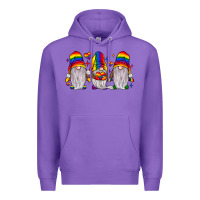 Purple pride gnome Premium Hoodie - JahusDesignShop