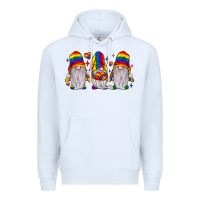 White pride gnome Premium Hoodie - JahusDesignShop