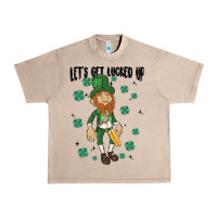 French Oak let's get lucked up Urban Heavy Tee - MaliasSmallBusiness