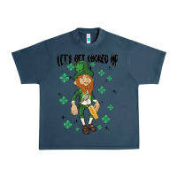Midnight Navy let's get lucked up Urban Heavy Tee - MaliasSmallBusiness