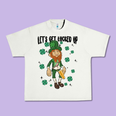 Let's Get Lucked Up Urban Heavy Tee Designed By Maliassmallbusiness