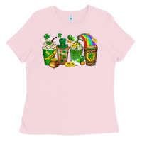 Bubblegum Pink st. patricks day coffee drinks Ladies Tee - Neo Western