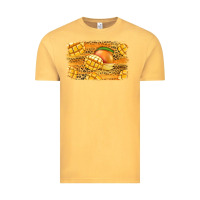Vintage Mustard Mango Background Vintage Tee - Jasminsmagicworld