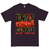 Plum true crime junkie all day every day Premium Tee - JahusDesignShop