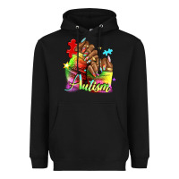 Black Black woman Autism nails Heavyweight Hoodie - NancyCooperArtShop