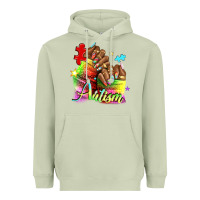 Matcha Black woman Autism nails Heavyweight Hoodie - NancyCooperArtShop