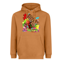 Meerkat Black woman Autism nails Heavyweight Hoodie - NancyCooperArtShop