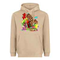Mushroom Black woman Autism nails Heavyweight Hoodie - NancyCooperArtShop