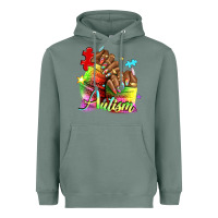 Sage Black woman Autism nails Heavyweight Hoodie - NancyCooperArtShop