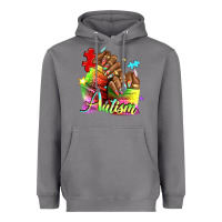 Storm Black woman Autism nails Heavyweight Hoodie - NancyCooperArtShop