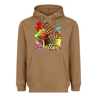 Toasted Coconut Black woman Autism nails Heavyweight Hoodie - NancyCooperArtShop
