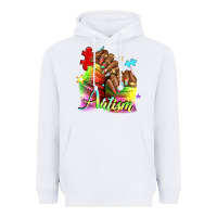 White Black woman Autism nails Heavyweight Hoodie - NancyCooperArtShop