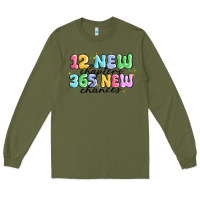 Army Green 12 new chapter 365 new chances Long Sleeve Tee - MaliasSmallBusiness