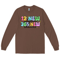 Chestnut 12 new chapter 365 new chances Long Sleeve Tee - MaliasSmallBusiness