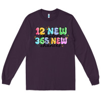 Plum 12 new chapter 365 new chances Long Sleeve Tee - MaliasSmallBusiness