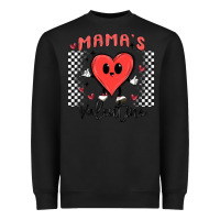 Black mama's valentine Heavyweight Sweatshirt - MaliasSmallBusiness