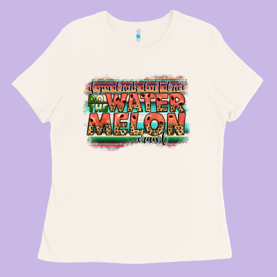İf You Drink Don't Drive Do The Watermelon Crawl Ladies Tee Designed By Jahusdesignshop