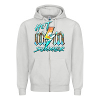 Dove Grey hot mom summer Zipper Hoodie - BarkalooDesign