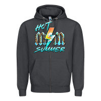 Smoke hot mom summer Zipper Hoodie - BarkalooDesign