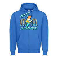 True Royal hot mom summer Zipper Hoodie - BarkalooDesign