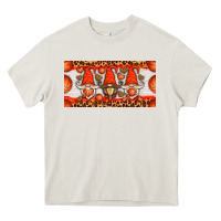 Cream basketball gnome license plate Heavy Core Tee - HRA Design Shop