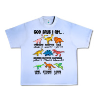 Grape Ice god says i am dinosaurs handsome Urban Heavy Tee - MaliasSmallBusiness