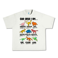 Pistachio god says i am dinosaurs handsome Urban Heavy Tee - MaliasSmallBusiness