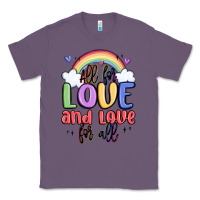 Lavender all for love and love for all Classic Tee - MaliasSmallBusiness