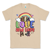Mushroom all for love and love for all Classic Tee - MaliasSmallBusiness