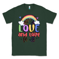 Sports Green all for love and love for all Classic Tee - MaliasSmallBusiness